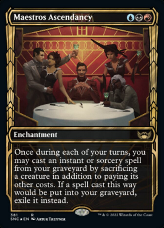 Maestros Ascendancy (Showcase Golden Age Gilded Foil) [Streets of New Capenna] - Magic: The Gathering - Card Brawlers | Quebec | Canada |