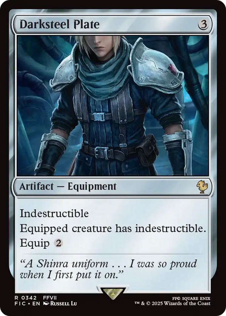Darksteel Plate [FINAL FANTASY Commander] - Magic: The Gathering - Card Brawlers | Quebec | Canada |