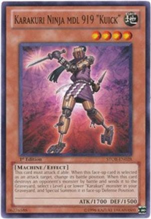 Karakuri Ninja mdl 919 "Kuick" [STOR-EN028] Common - Yu-Gi-Oh! - Card Brawlers | Quebec | Canada |