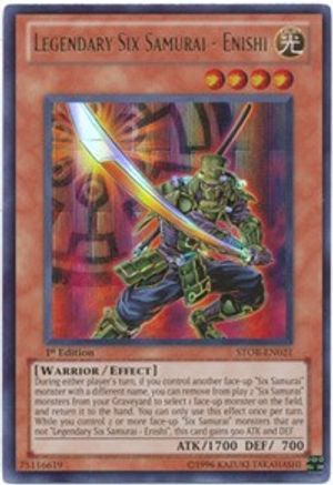 Legendary Six Samurai - Enishi [STOR-EN021] Ultra Rare - Yu-Gi-Oh! - Card Brawlers | Quebec | Canada |