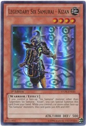 Legendary Six Samurai - Kizan [STOR-EN020] Super Rare - Yu-Gi-Oh! - Card Brawlers | Quebec | Canada |