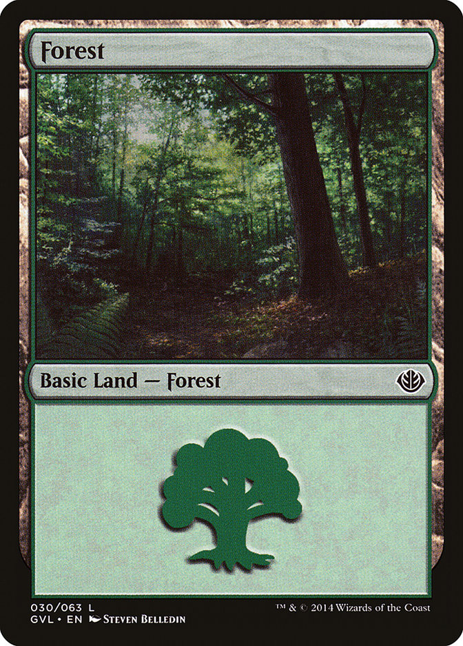 Forest (30) (Garruk vs. Liliana) [Duel Decks Anthology] - Magic: The Gathering - Card Brawlers | Quebec | Canada |