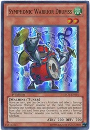 Symphonic Warrior Drumss [STOR-EN034] Super Rare - Yu-Gi-Oh! - Card Brawlers | Quebec | Canada |