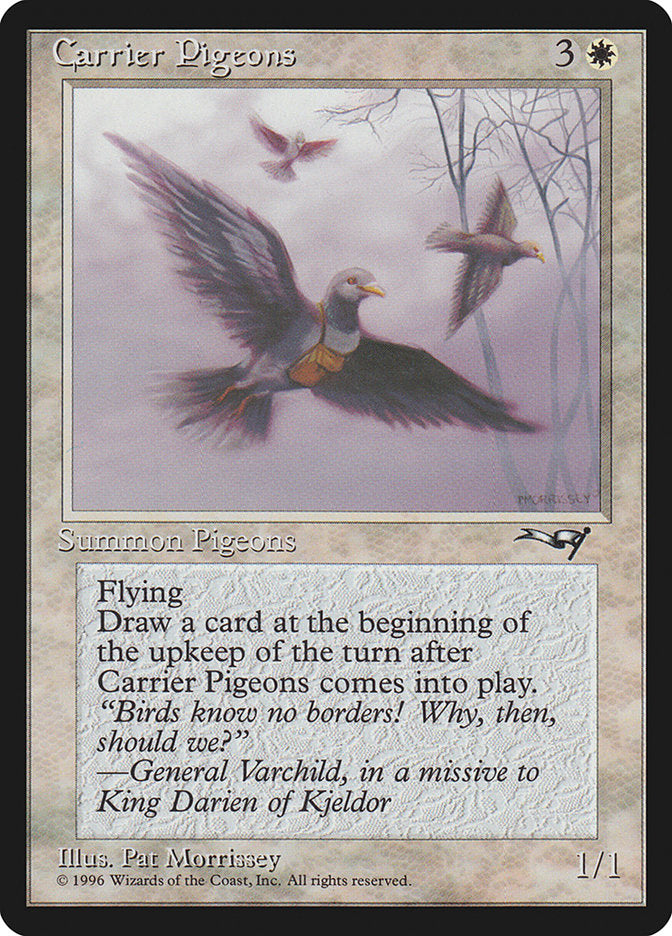 Carrier Pigeons (Flying Art) [Alliances] - Magic: The Gathering - Card Brawlers | Quebec | Canada |