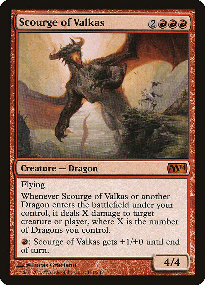 Scourge of Valkas [Magic 2014] - Magic: The Gathering - Card Brawlers | Quebec | Canada |