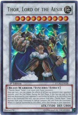 Thor, Lord of the Aesir [STOR-EN038] Ultra Rare - Yu-Gi-Oh! - Card Brawlers | Quebec | Canada |