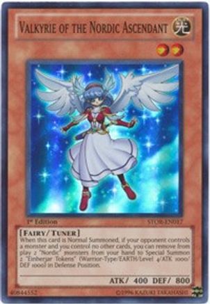Valkyrie of the Nordic Ascendant [STOR-EN017] Super Rare - Yu-Gi-Oh! - Card Brawlers | Quebec | Canada |