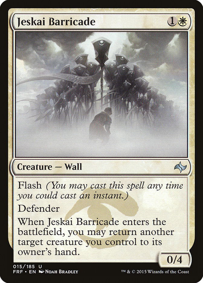 Jeskai Barricade [Fate Reforged] - Magic: The Gathering - Card Brawlers | Quebec | Canada |