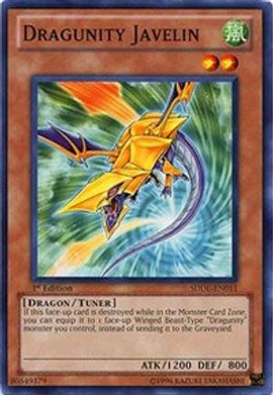 Dragunity Javelin [SDDL-EN011] Common - Yu-Gi-Oh! - Card Brawlers | Quebec | Canada |
