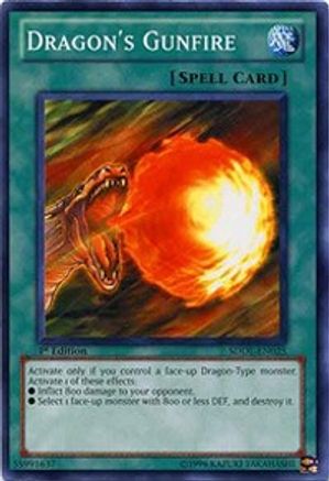 Dragon's Gunfire [SDDL-EN025] Common - Yu-Gi-Oh! - Card Brawlers | Quebec | Canada |