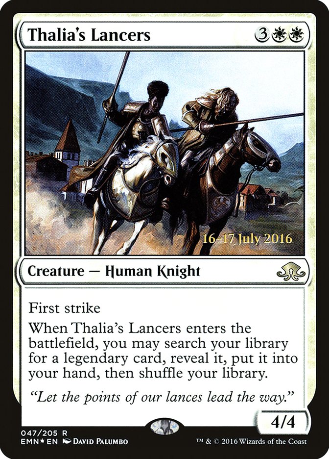 Thalia's Lancers [Eldritch Moon Prerelease Promos] - Magic: The Gathering - Card Brawlers | Quebec | Canada |