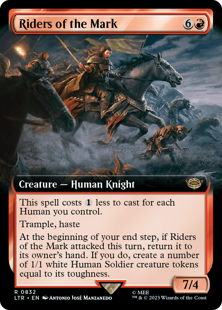 Riders of the Mark (Extended Art) [The Lord of the Rings: Tales of Middle-Earth] - Magic: The Gathering - Card Brawlers | Quebec | Canada |