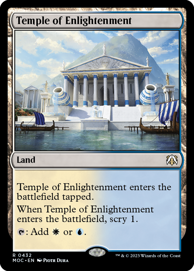 Temple of Enlightenment [March of the Machine Commander] - Magic: The Gathering - Card Brawlers | Quebec | Canada |