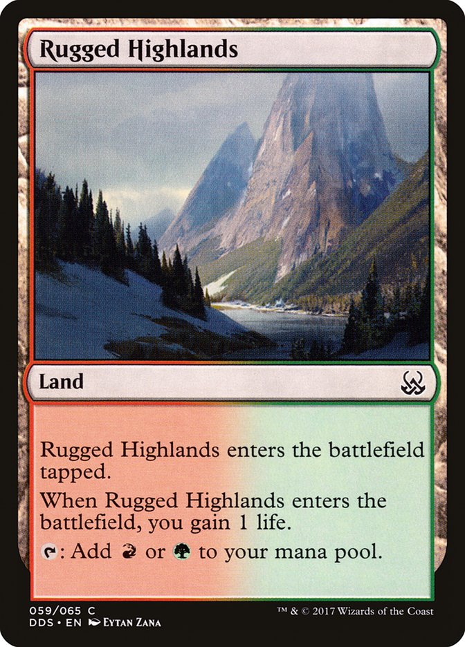 Rugged Highlands [Duel Decks: Mind vs. Might] - Magic: The Gathering - Card Brawlers | Quebec | Canada |