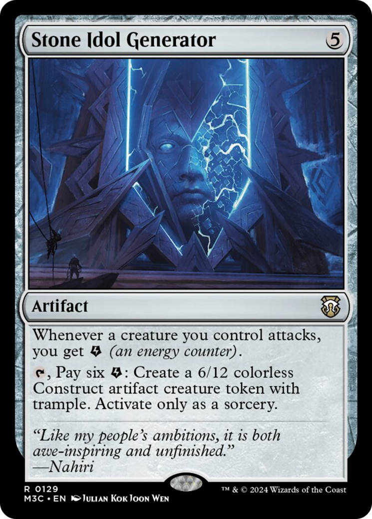 Stone Idol Generator [Modern Horizons 3 Commander] - Magic: The Gathering - Card Brawlers | Quebec | Canada |