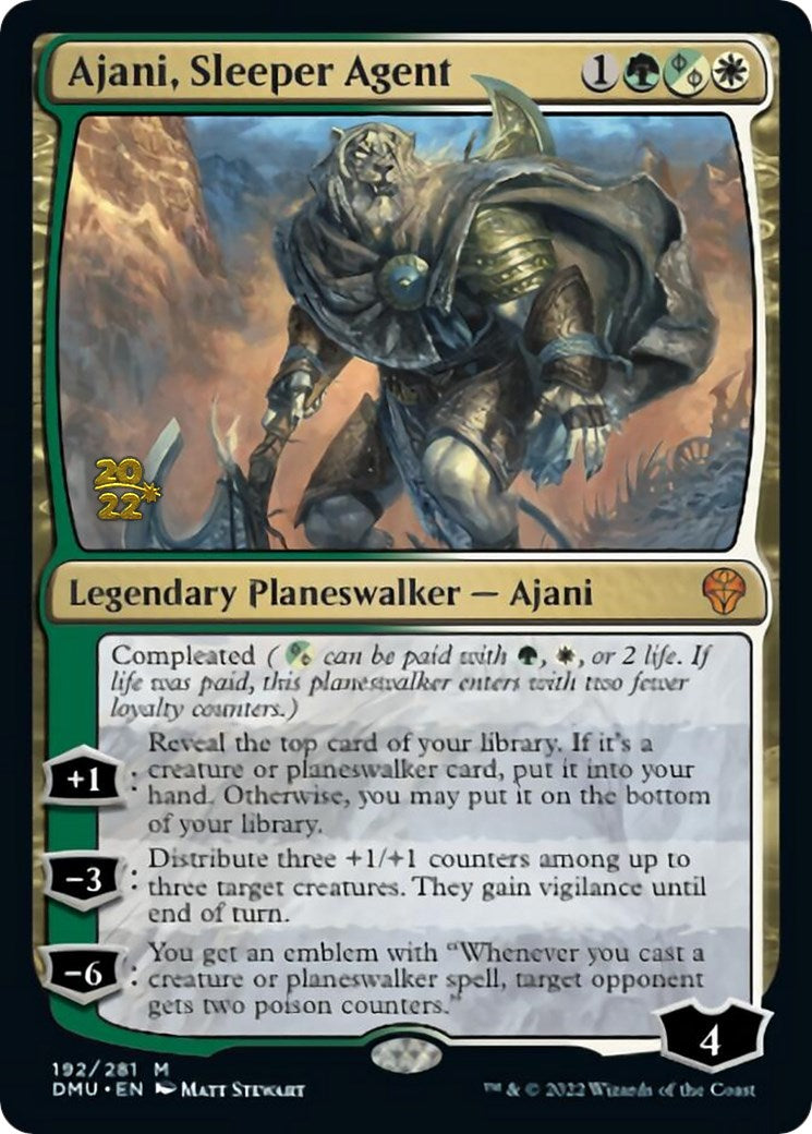 Ajani, Sleeper Agent [Dominaria United Prerelease Promos] - Magic: The Gathering - Card Brawlers | Quebec | Canada |
