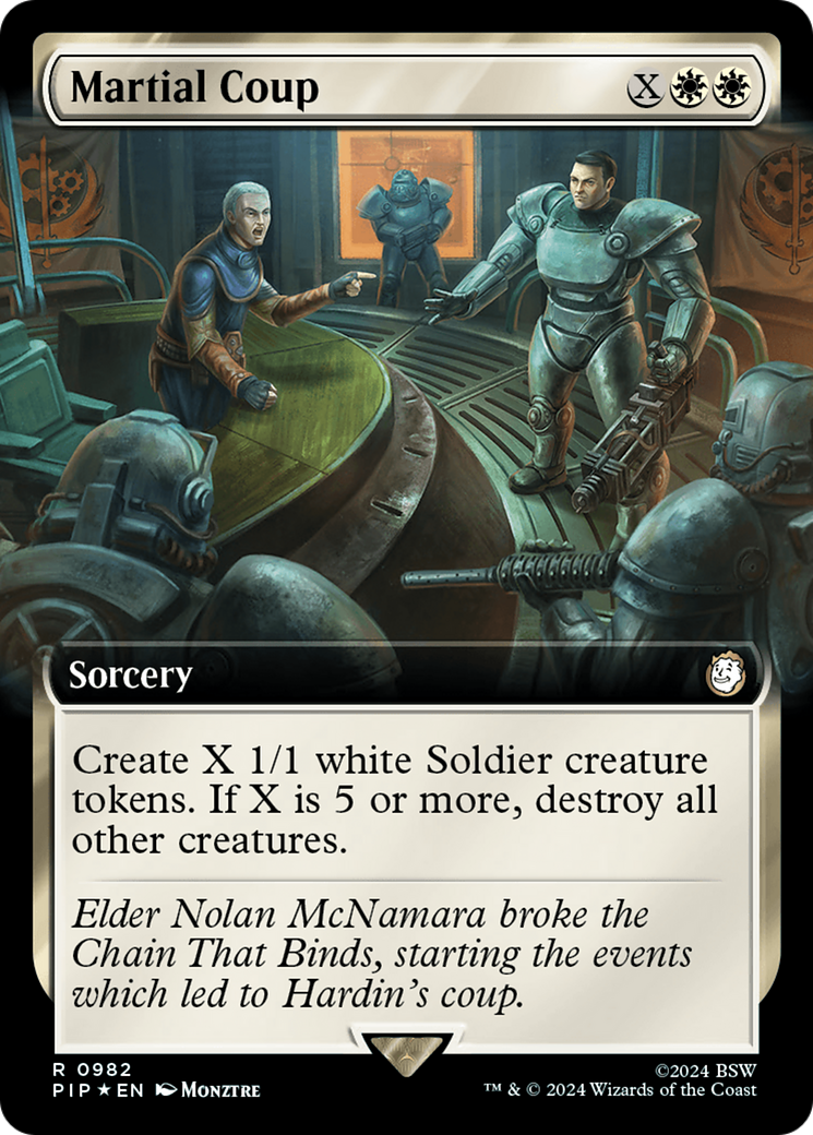 Martial Coup (Extended Art) (Surge Foil) [Fallout] - Magic: The Gathering - Card Brawlers | Quebec | Canada |