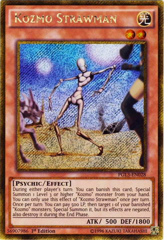 Kozmo Strawman [PGL3-EN028] Gold Secret Rare - Yu-Gi-Oh! - Card Brawlers | Quebec | Canada |