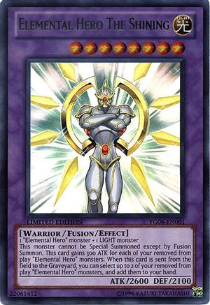 Elemental Hero The Shining (YG06-EN001) Ultra Rare