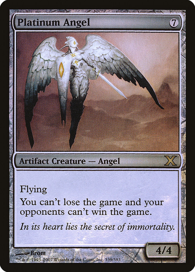Platinum Angel (Premium Foil) [Tenth Edition] - Magic: The Gathering - Card Brawlers | Quebec | Canada |