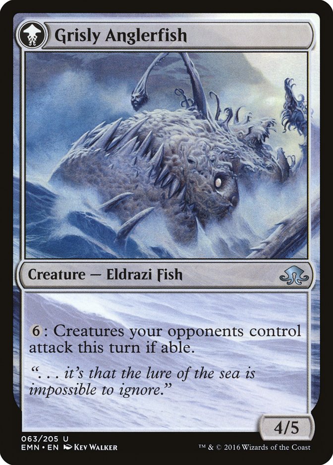 Grizzled Angler // Grisly Anglerfish [Eldritch Moon] - Magic: The Gathering - Card Brawlers | Quebec | Canada |