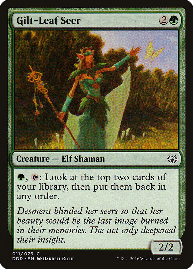 Gilt-Leaf Seer [Duel Decks: Nissa vs. Ob Nixilis] - Magic: The Gathering - Card Brawlers | Quebec | Canada |