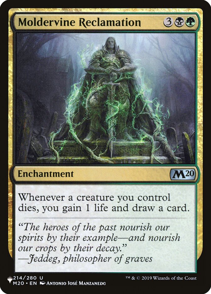 Moldervine Reclamation [The List] - Magic: The Gathering - Card Brawlers | Quebec | Canada |