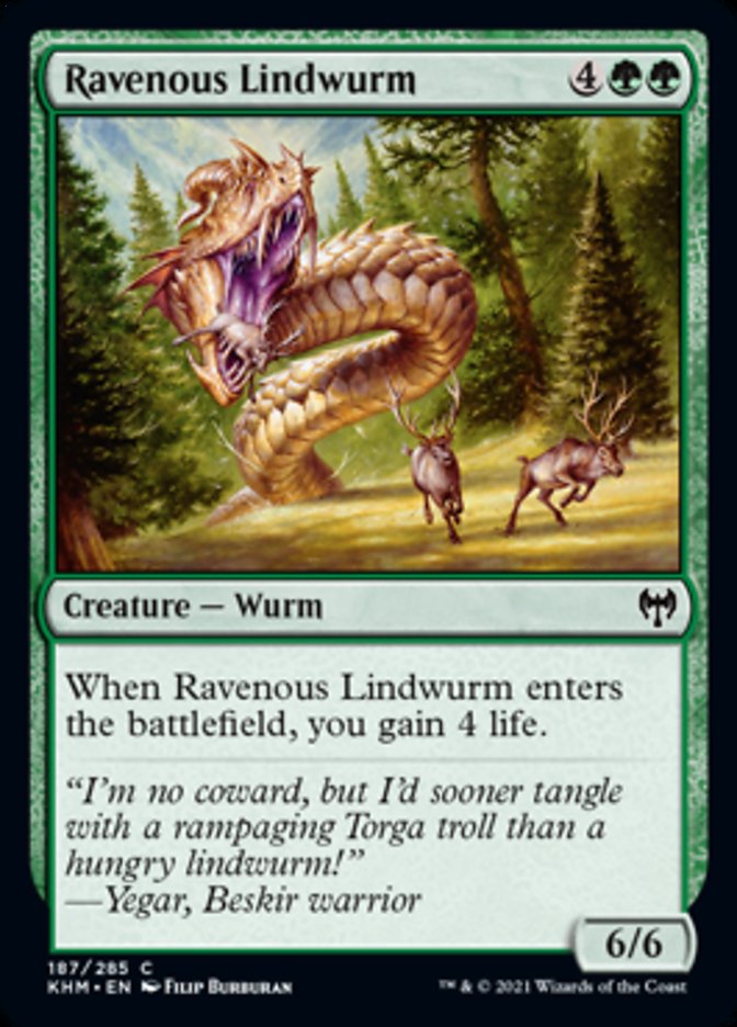 Ravenous Lindwurm [Kaldheim] - Magic: The Gathering - Card Brawlers | Quebec | Canada |