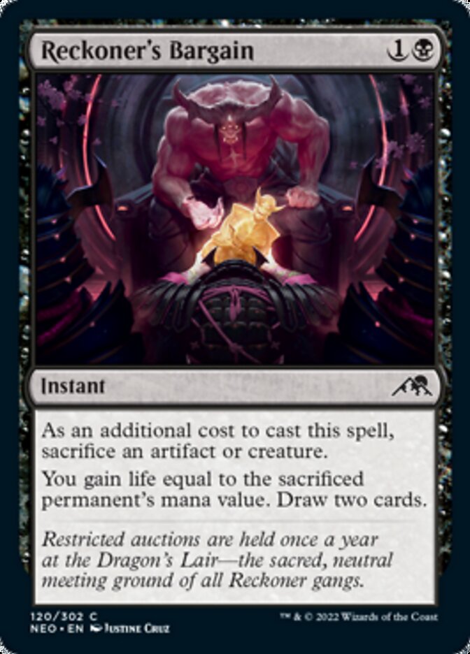 Reckoner's Bargain [Kamigawa: Neon Dynasty] - Magic: The Gathering - Card Brawlers | Quebec | Canada |