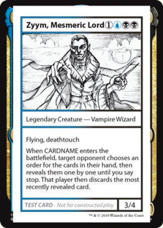 Zyym, Mesmeric Lord (2021 Edition) [Mystery Booster Playtest Cards] - Magic: The Gathering - Card Brawlers | Quebec | Canada |