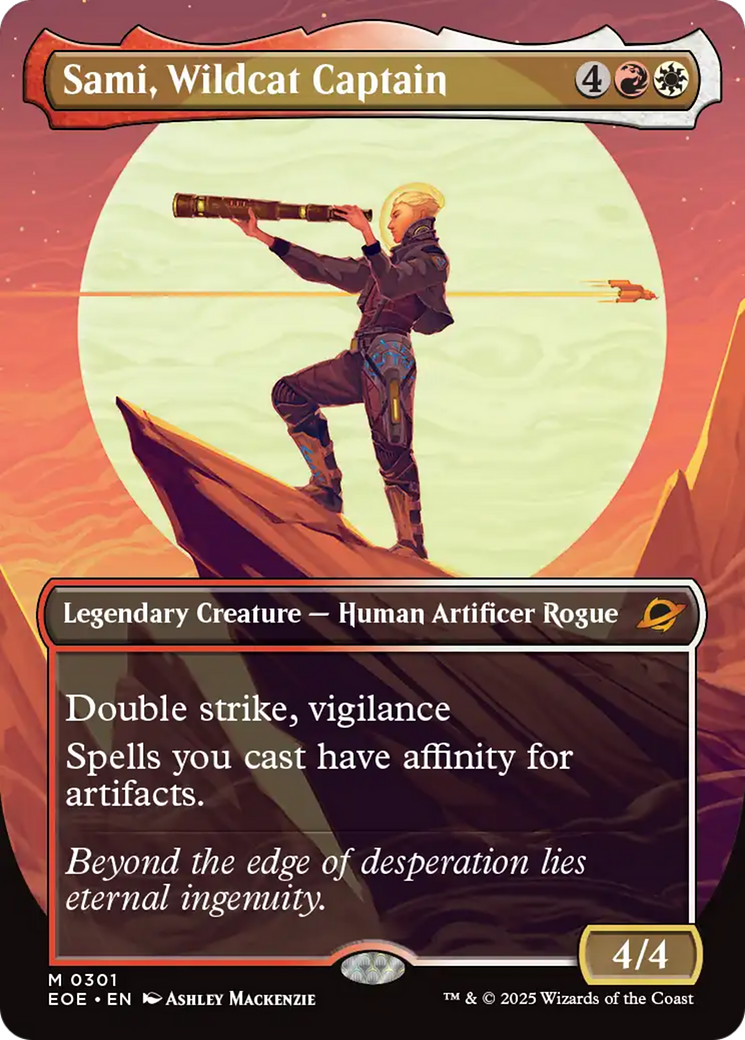 Sami, Wildcat Captain (Borderless) [Edge of Eternities] - Magic: The Gathering - Card Brawlers | Quebec | Canada |