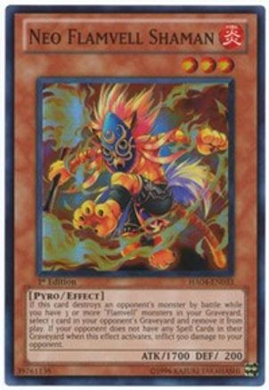 Neo Flamvell Shaman [HA04-EN033] Super Rare - Yu-Gi-Oh! - Card Brawlers | Quebec | Canada |