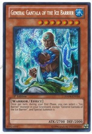 General Gantala of the Ice Barrier [HA04-EN054] Secret Rare