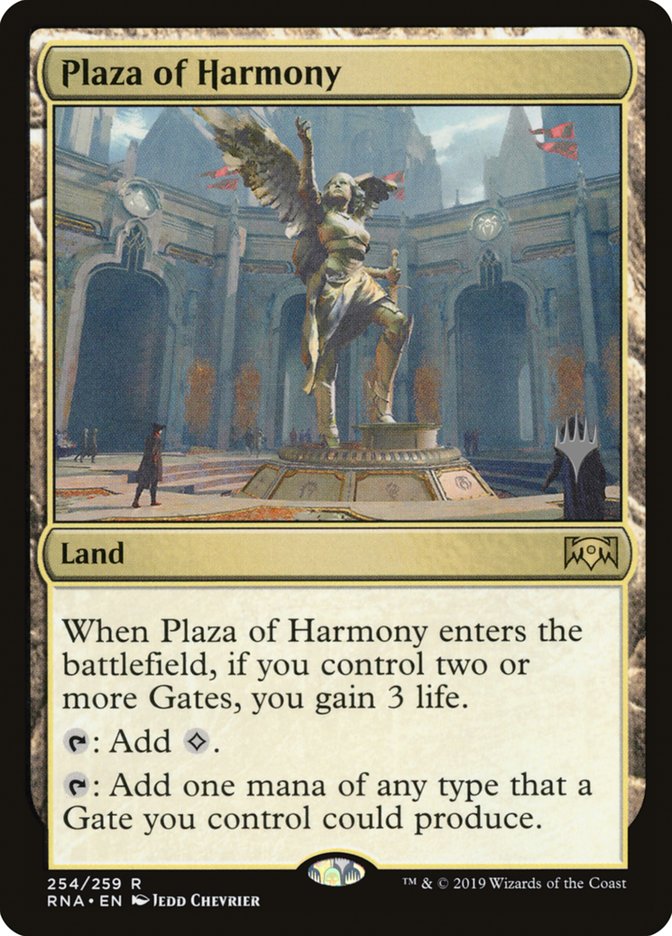 Plaza of Harmony (Promo Pack) [Ravnica Allegiance Promos] - Magic: The Gathering - Card Brawlers | Quebec | Canada |