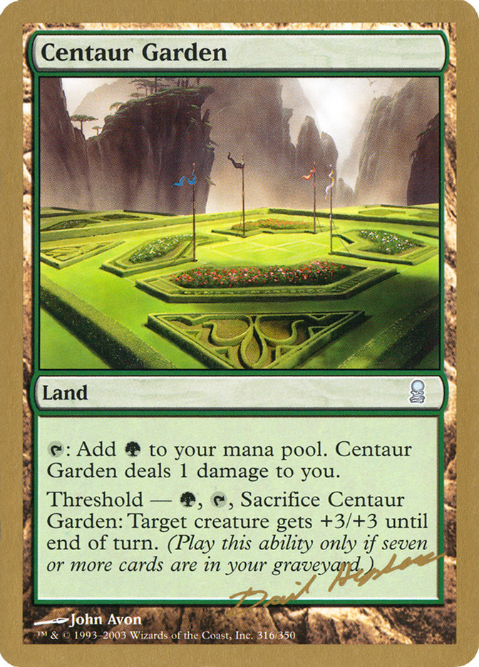 Centaur Garden (Dave Humpherys) [World Championship Decks 2003] - Magic: The Gathering - Card Brawlers | Quebec | Canada |
