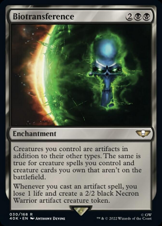 Biotransference (Surge Foil) [Warhammer 40,000] - Magic: The Gathering - Card Brawlers | Quebec | Canada |