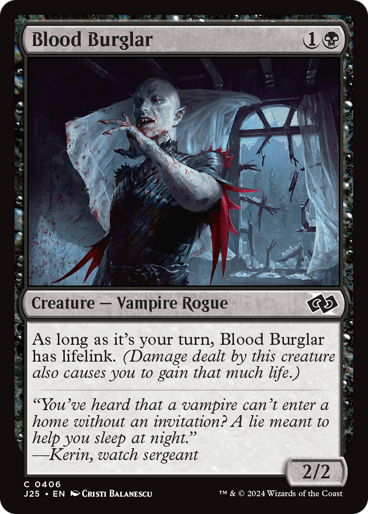 Blood Burglar [Foundations Jumpstart] - Magic: The Gathering - Card Brawlers | Quebec | Canada |