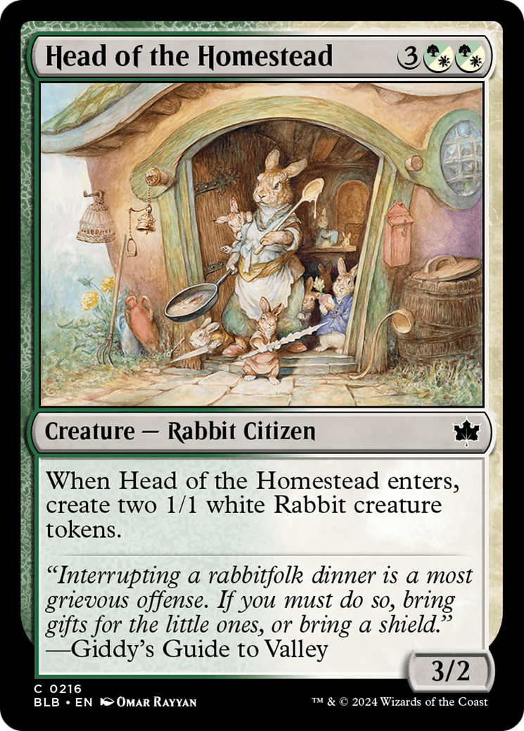 Head of the Homestead [Bloomburrow] - Magic: The Gathering - Card Brawlers | Quebec | Canada |
