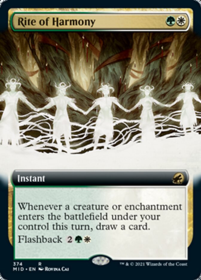 Rite of Harmony (Extended Art) [Innistrad: Midnight Hunt] - Magic: The Gathering - Card Brawlers | Quebec | Canada |