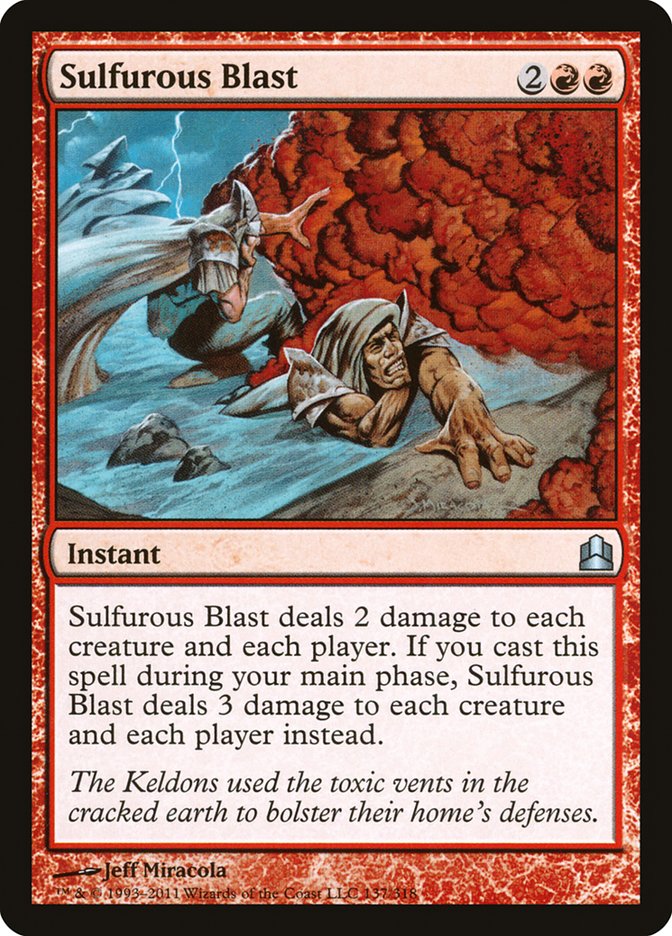 Sulfurous Blast [Commander 2011] - Magic: The Gathering - Card Brawlers | Quebec | Canada |
