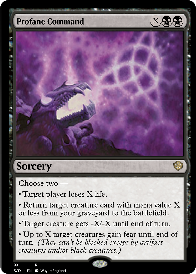 Profane Command [Starter Commander Decks] - Magic: The Gathering - Card Brawlers | Quebec | Canada |
