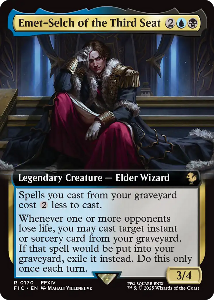 Emet-Selch of the Third Seat (Extended Art) [FINAL FANTASY Commander] - Magic: The Gathering - Card Brawlers | Quebec | Canada |