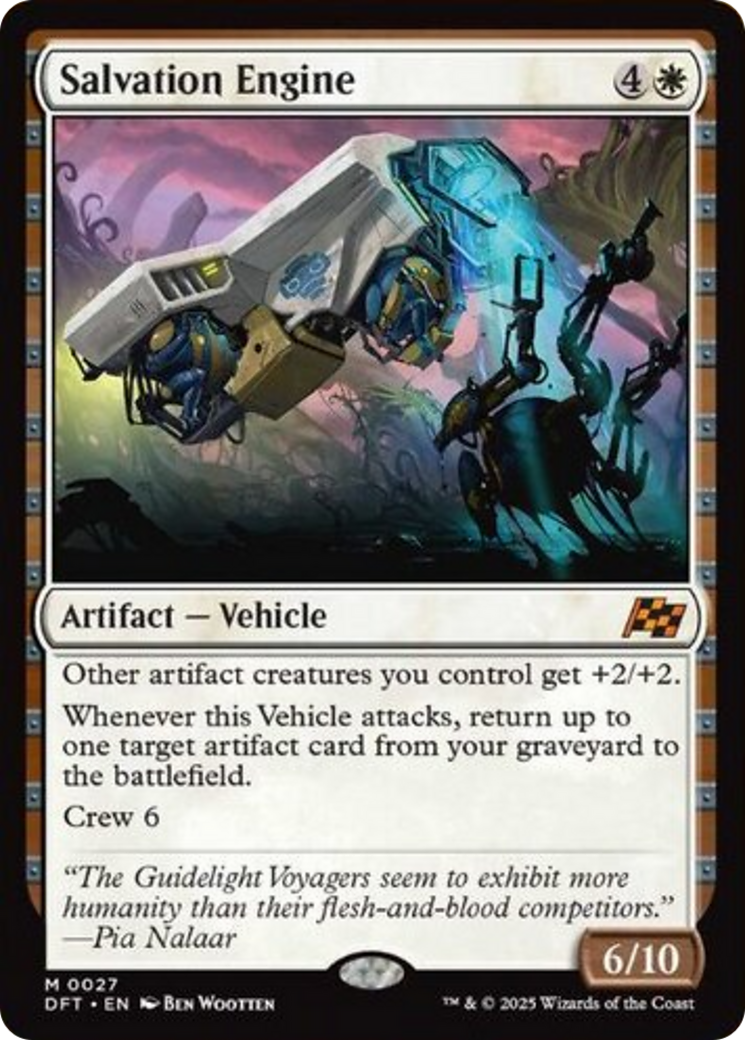 Salvation Engine [Aetherdrift] - Magic: The Gathering - Card Brawlers | Quebec | Canada |