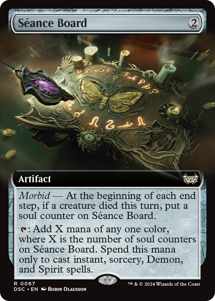 Seance Board (Extended Art) [Duskmourn: House of Horror Commander] - Magic: The Gathering - Card Brawlers | Quebec | Canada |