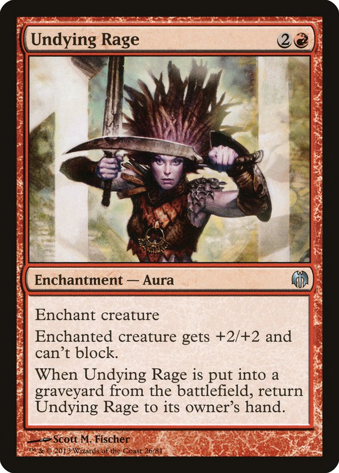 Undying Rage [Duel Decks: Heroes vs. Monsters] - Magic: The Gathering - Card Brawlers | Quebec | Canada |