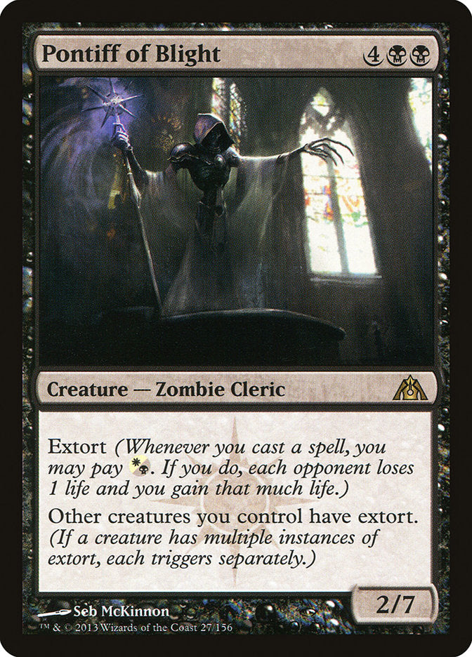 Pontiff of Blight [Dragon's Maze] - Magic: The Gathering - Card Brawlers | Quebec | Canada |