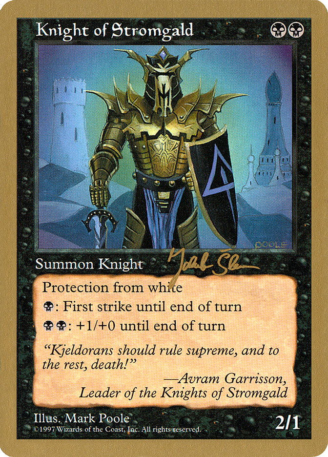 Knight of Stromgald (Jakub Slemr) [World Championship Decks 1997] - Magic: The Gathering - Card Brawlers | Quebec | Canada |