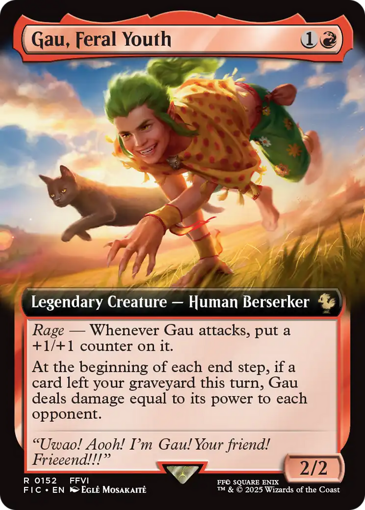 Gau, Feral Youth (Extended Art) [FINAL FANTASY Commander] - Magic: The Gathering - Card Brawlers | Quebec | Canada |