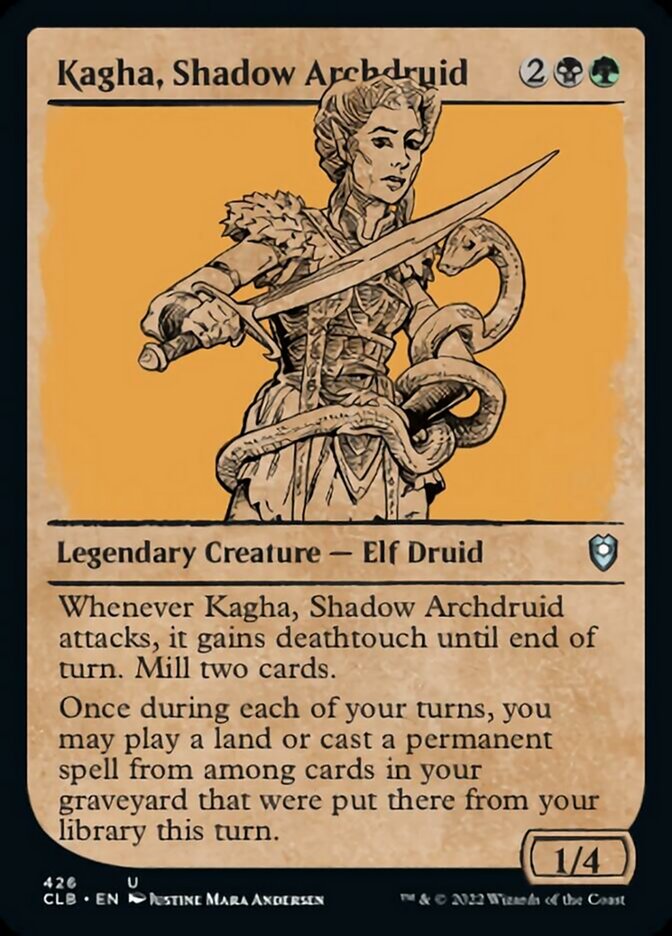 Kagha, Shadow Archdruid (Showcase) [Commander Legends: Battle for Baldur's Gate] - Magic: The Gathering - Card Brawlers | Quebec | Canada |