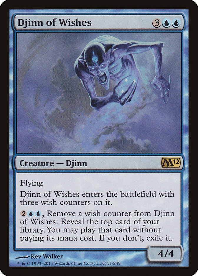 Djinn of Wishes [Magic 2012] - Magic: The Gathering - Card Brawlers | Quebec | Canada |